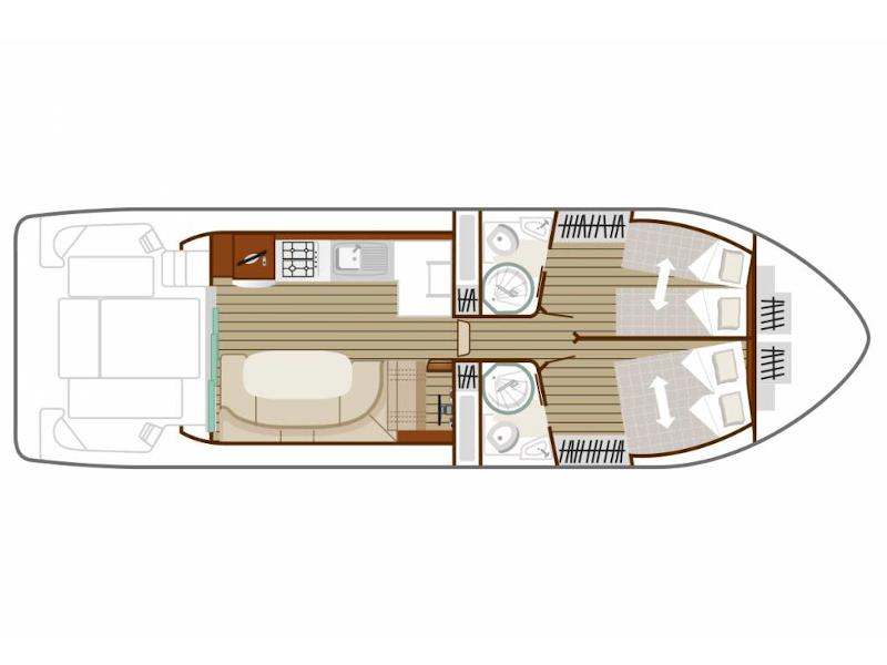 Book yachts online - motorboat - Quattro Fly C - NEUWILLER FR - rent