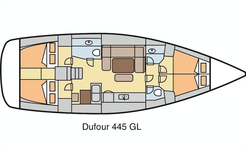 Book yachts online - sailboat - Dufour 450 GL - Surprise - rent