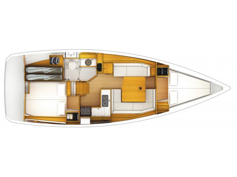 Book yachts online - sailboat - Sun Odyssey 379 - no name - rent