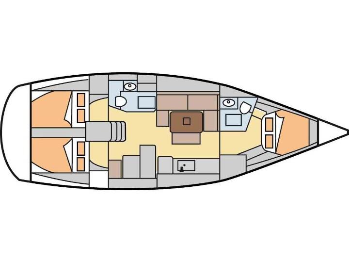 Book yachts online - sailboat - Dufour 405 Grand Large - Daphne - rent