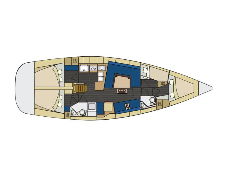 Book yachts online - sailboat - Elan 444 Impression - Alexandra - rent
