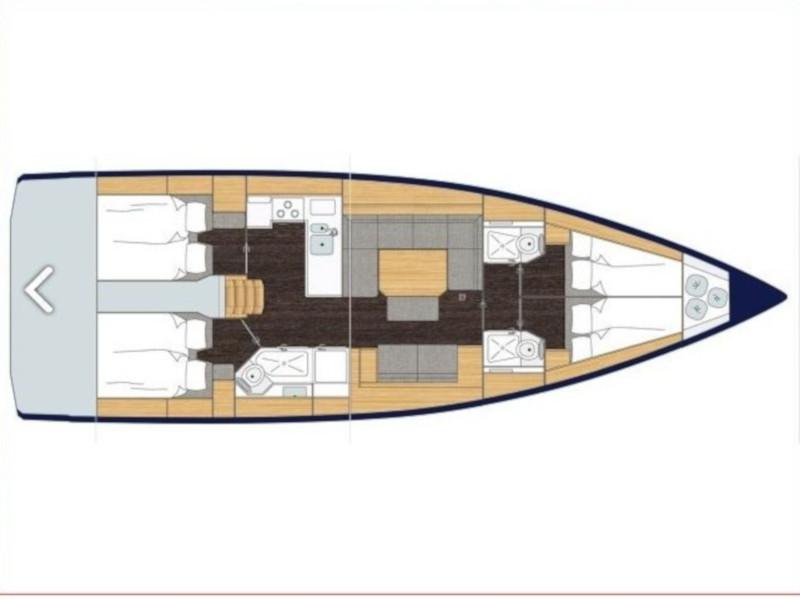 Book yachts online - sailboat - Bavaria C45 - New - rent