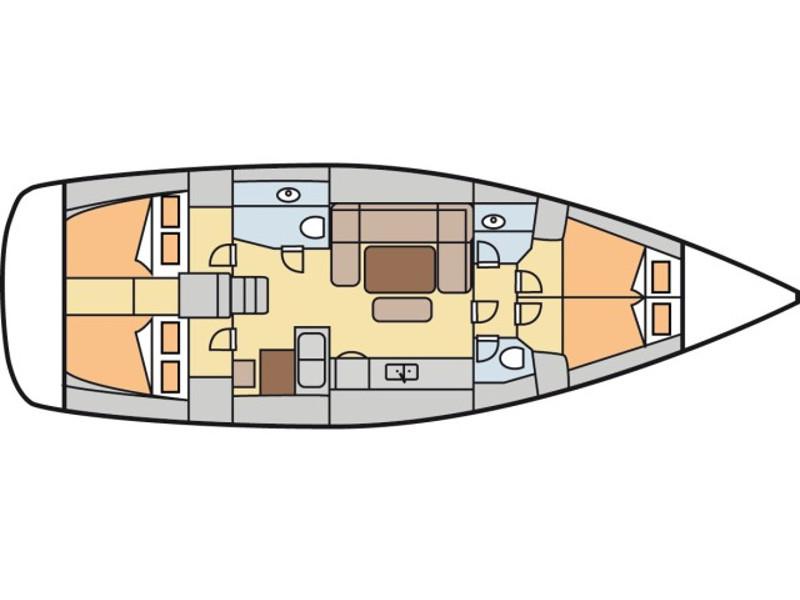 Book yachts online - sailboat - Dufour 450 GL - Grace - rent