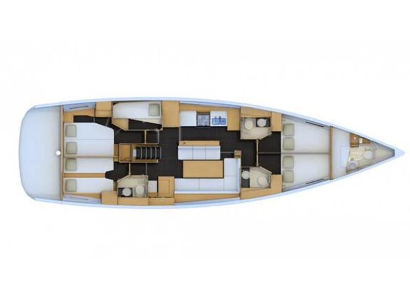 Book yachts online - sailboat - Jeanneau 54 - ath5404 - rent