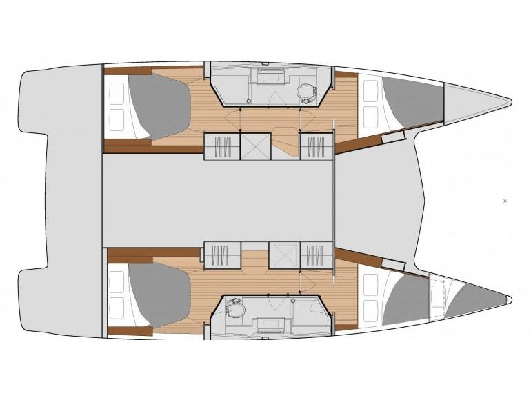 Book yachts online - catamaran - Lucia 40 - Brave Coquina - rent