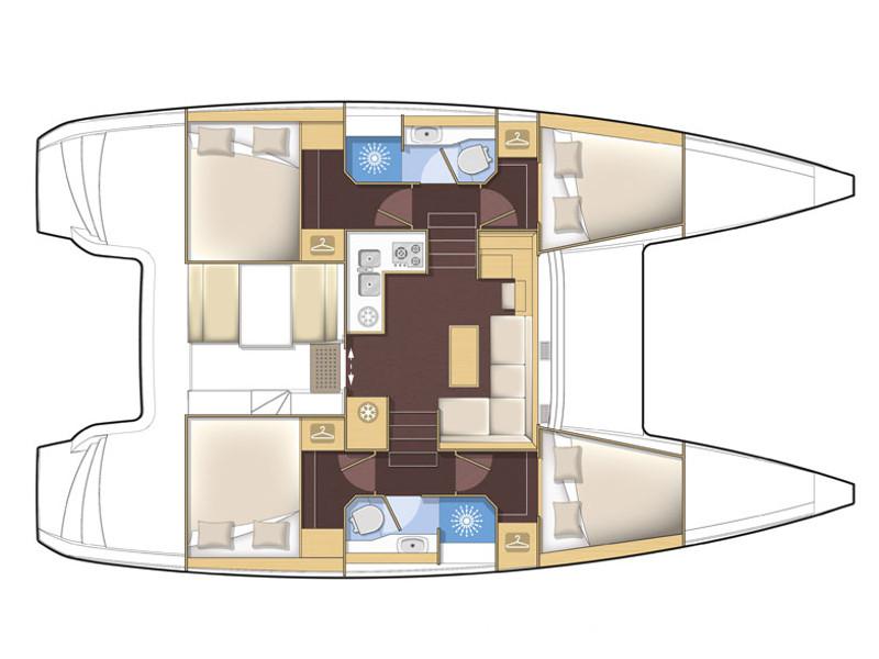 Book yachts online - catamaran - Lagoon 39 - Lion Royal - rent