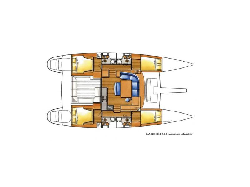 Book yachts online - catamaran - Lagoon 440 - Archimede - rent