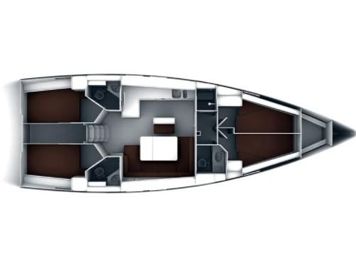 Book yachts online - sailboat - Bavaria Cruiser 46 - 46 cruiser anna - rent