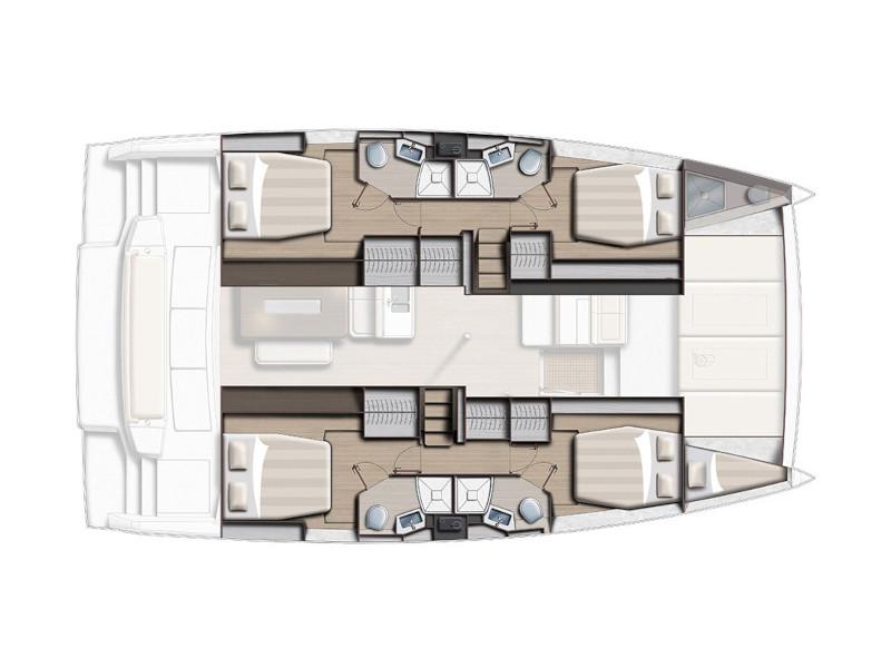 Book yachts online - catamaran - Bali 4.6 - Ediba Senior - rent