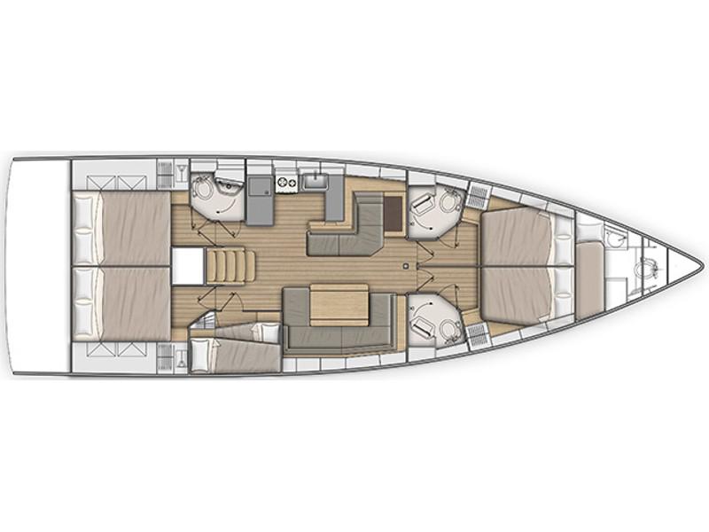 Book yachts online - sailboat - Oceanis 51.1 - Shine - rent