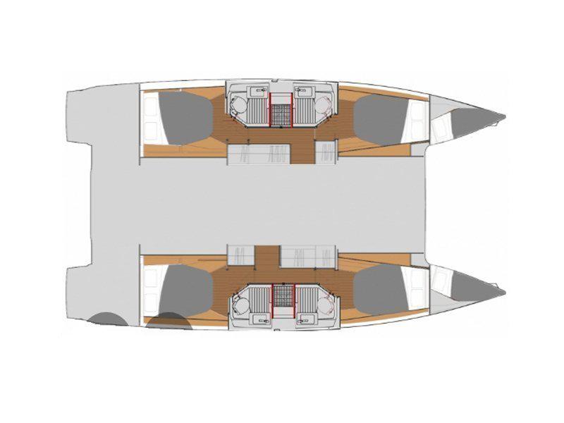 Book yachts online - catamaran - Astréa 42 - LFK-Astrea(A/C.Platform) - rent