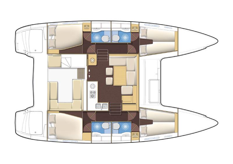 Book yachts online - catamaran - Lagoon 400 S2 - Sveti Vlaho - rent