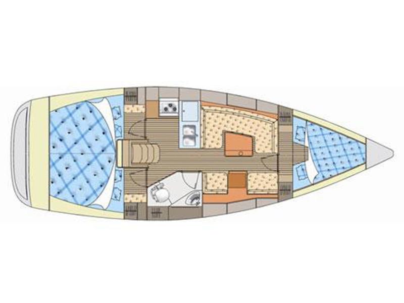 Book yachts online - sailboat - Elan 344 - Naftaki - rent
