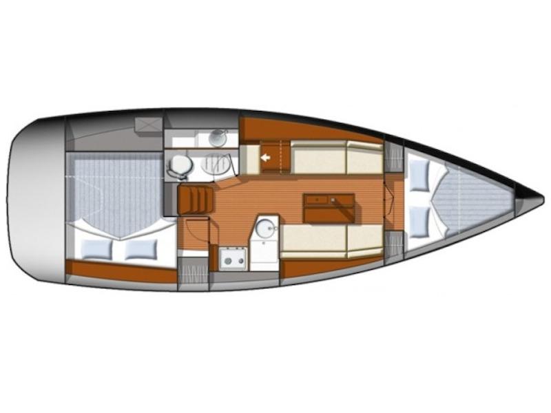 Book yachts online - sailboat - Sun Odyssey 33i - Eleni - rent