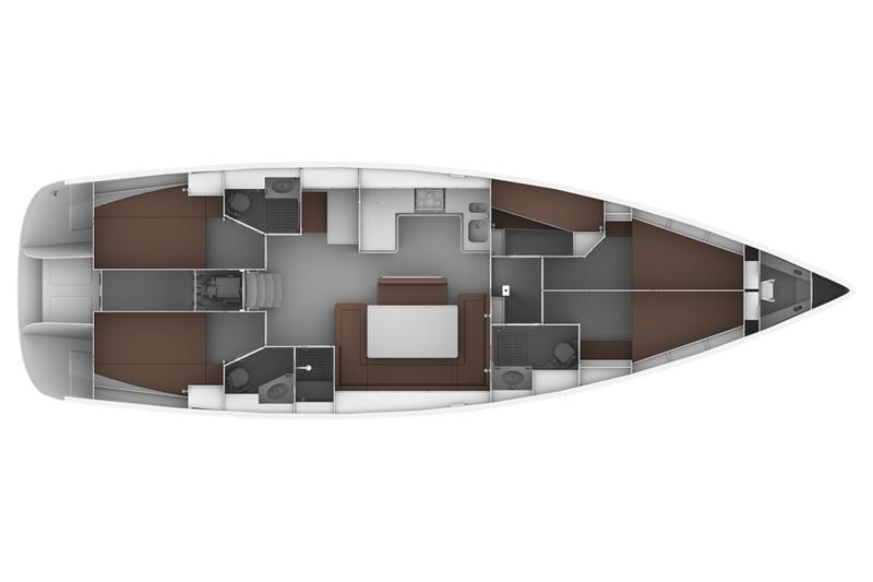 Book yachts online - sailboat - Bavaria 50 BT '12 - Rossini - rent