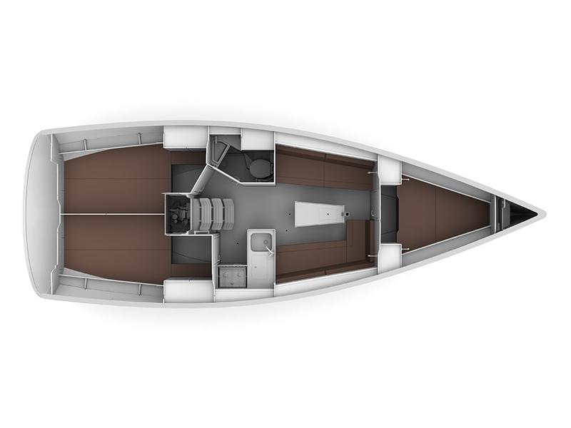 Book yachts online - sailboat - Bavaria 34 '19 - Namaste - rent
