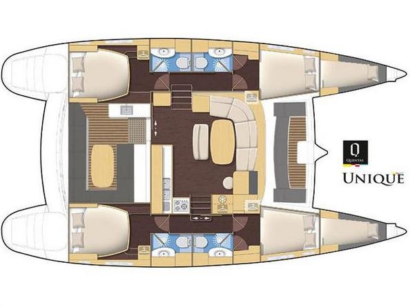 Book yachts online - catamaran - Lagoon 440 - UNIQUE - rent