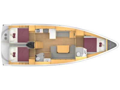 Book yachts online - sailboat - Bavaria C42 - Dna - rent
