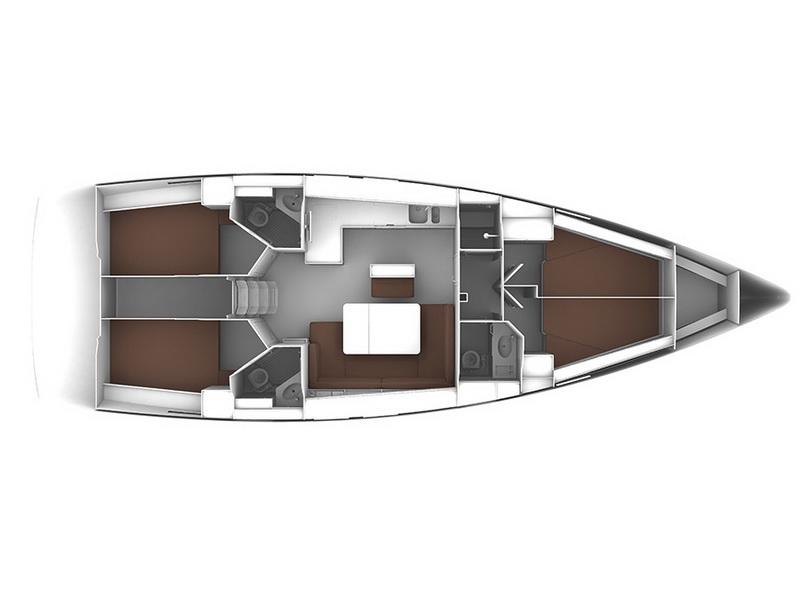 Book yachts online - sailboat - Bavaria Cruiser 46 (8+2 berths) - Annù - rent