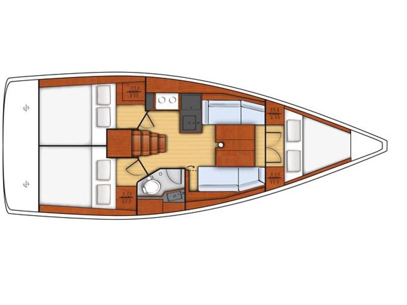 Book yachts online - sailboat - Oceanis 35.1 - Alba - rent
