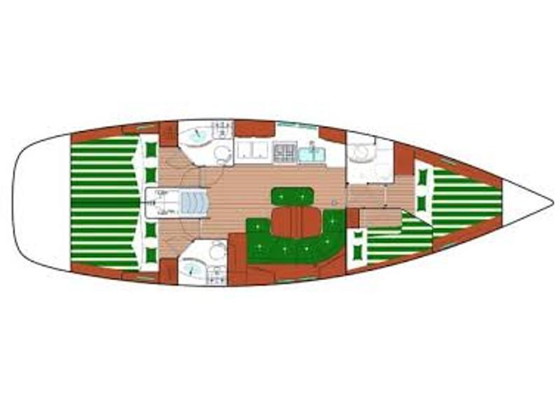 Book yachts online - sailboat - Oceanis 423 - Jacopo - rent