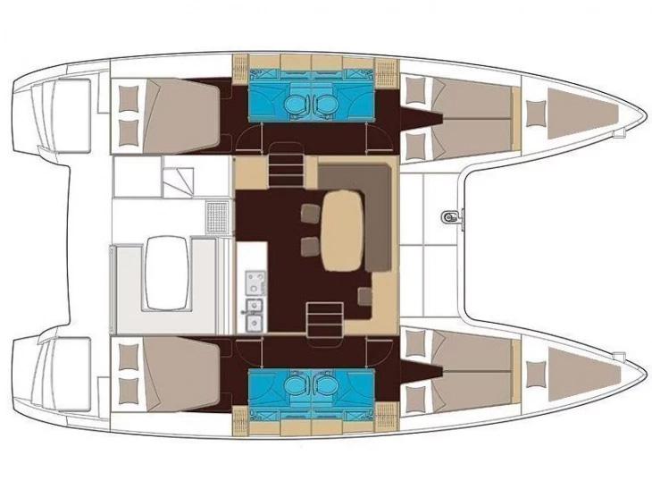 Book yachts online - catamaran - Lagoon 400 - Tramontana - rent