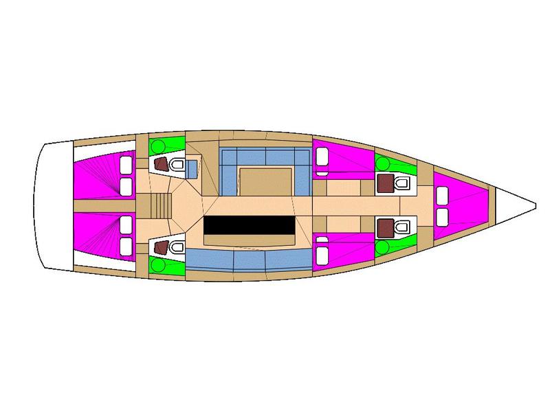 Book yachts online - sailboat - D&amp;D Kufner 54.2 - ELISA - rent