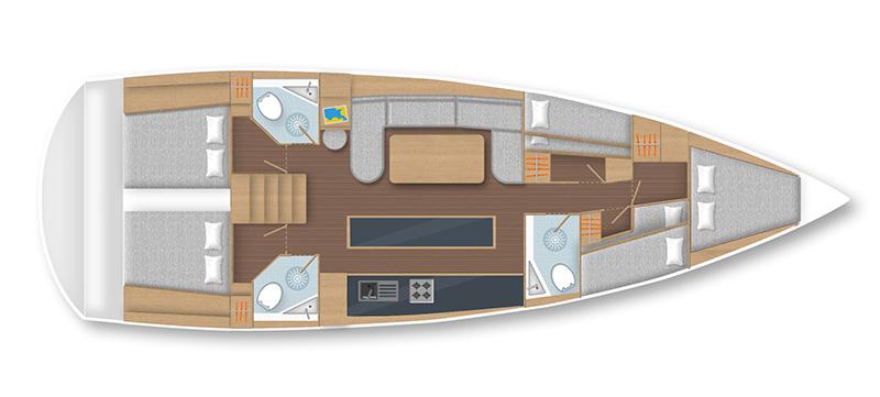 Book yachts online - sailboat - D&amp;D Kufner 50 I. - PRESTIGE I - rent
