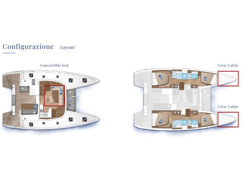 Book yachts online - catamaran - Lagoon 42 - Panella - Premium line - rent