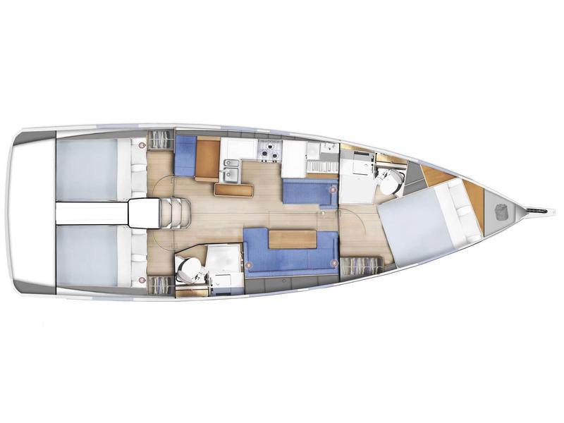 Book yachts online - sailboat - Sun Odyssey 410 - Marianna - rent