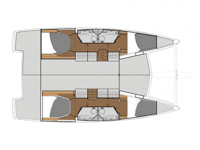 Book yachts online - catamaran - Lucia 40 - Sky Maria - rent