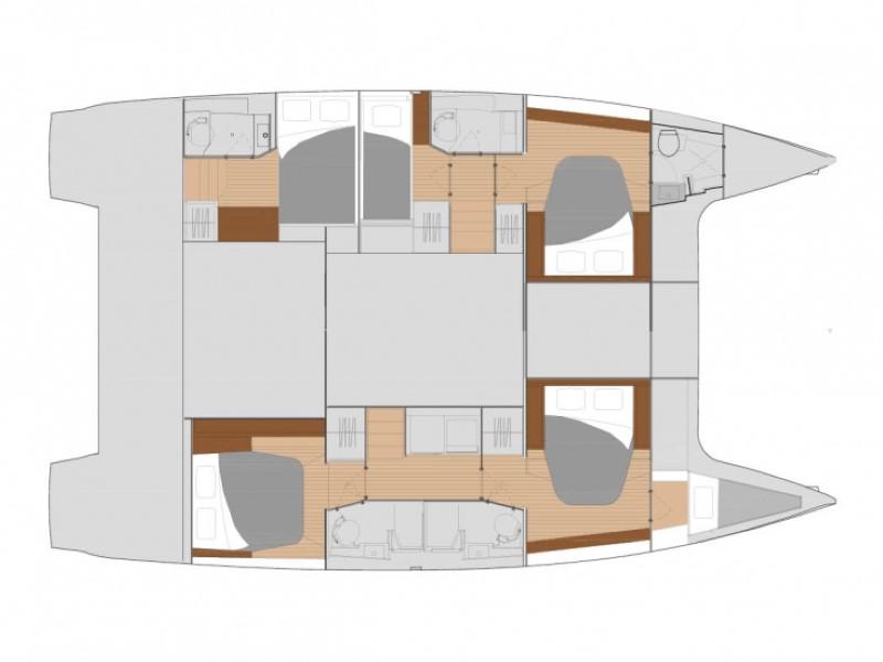 Book yachts online - catamaran - Saona 47 - Sky Ada II - rent