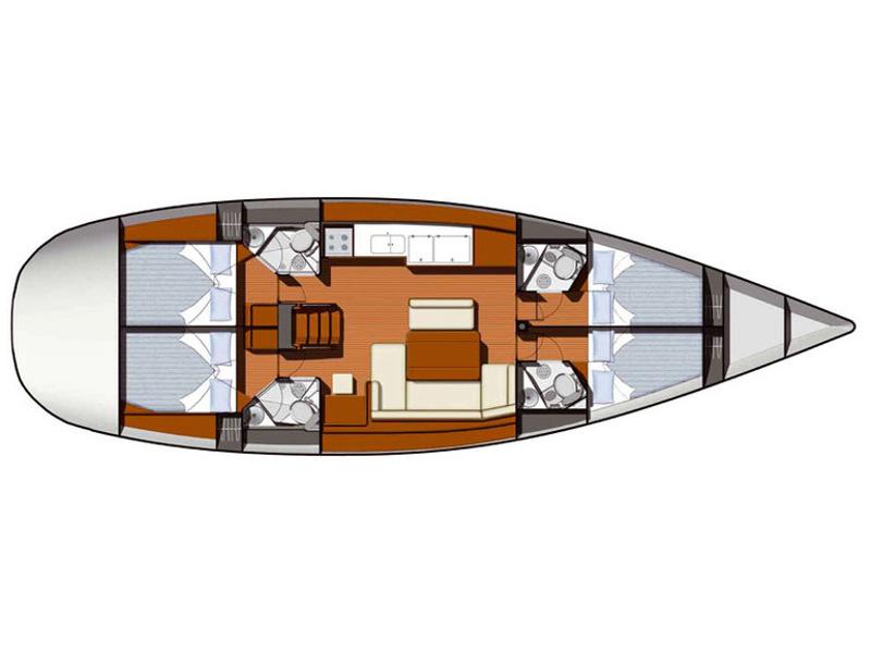 Book yachts online - sailboat - Sun Odyssey 49i - Vila I - rent
