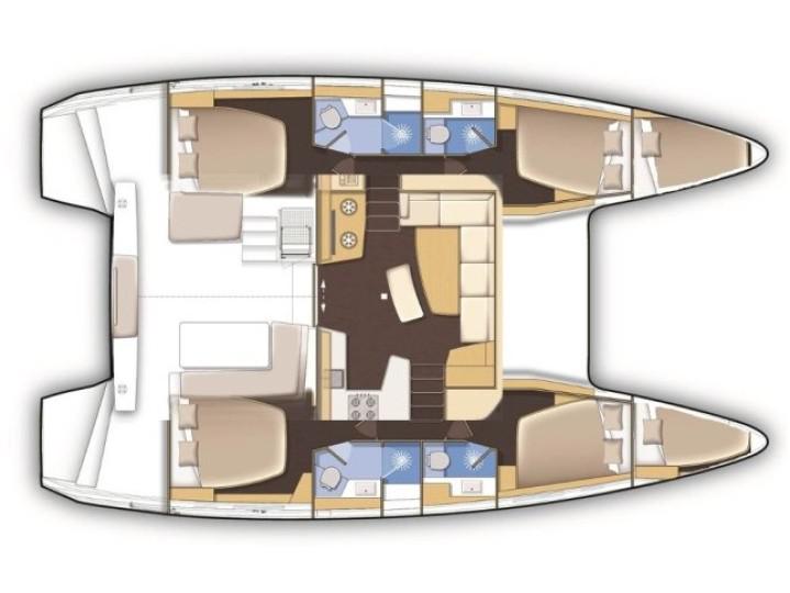 Book yachts online - catamaran - Lagoon 42 - FAT CAT - rent