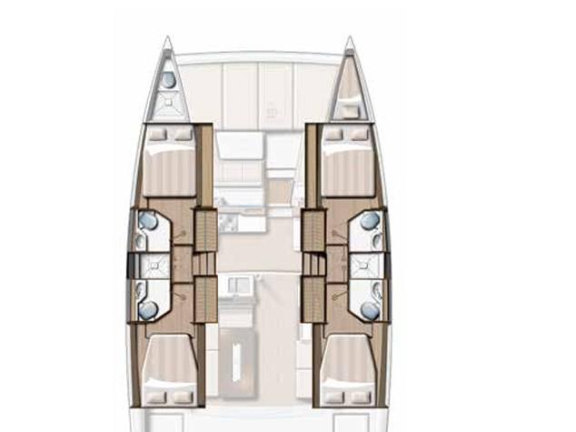Book yachts online - catamaran - Bali 4.2 - Sail Spazio - rent