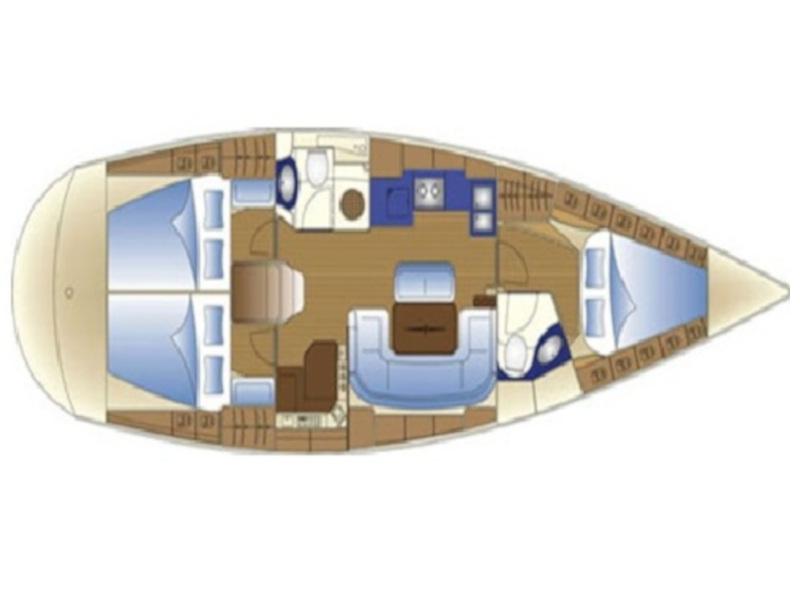 Book yachts online - sailboat - Bavaria 42 Cruiser - Sail Gemini - rent