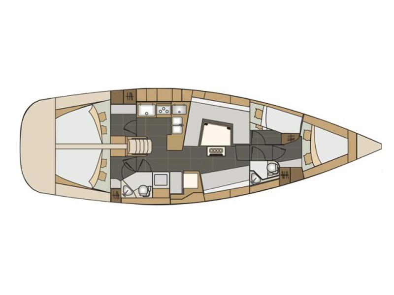 Book yachts online - sailboat - Elan 45 Impression - Sirius - rent