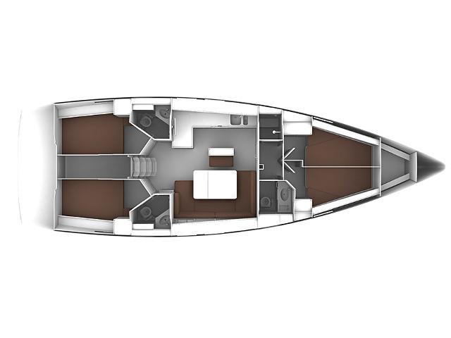Book yachts online - sailboat - Bavaria Cruiser 46 - Dafne - rent