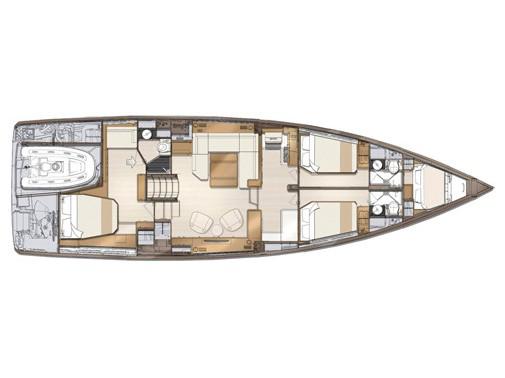 Book yachts online - sailboat - Jeanneau 60 - FRIENDS - rent