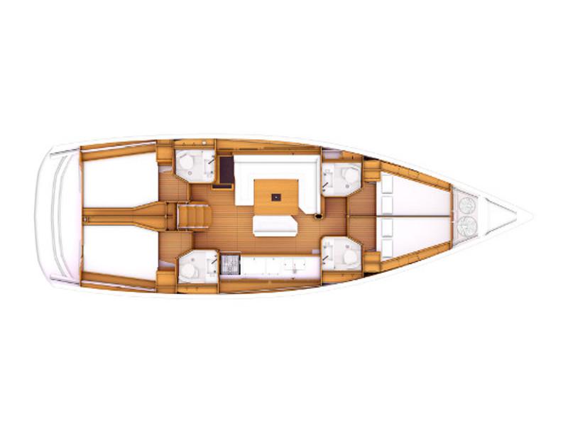 Book yachts online - sailboat - Sun Odyssey 479 - EC- 479-17-G - rent