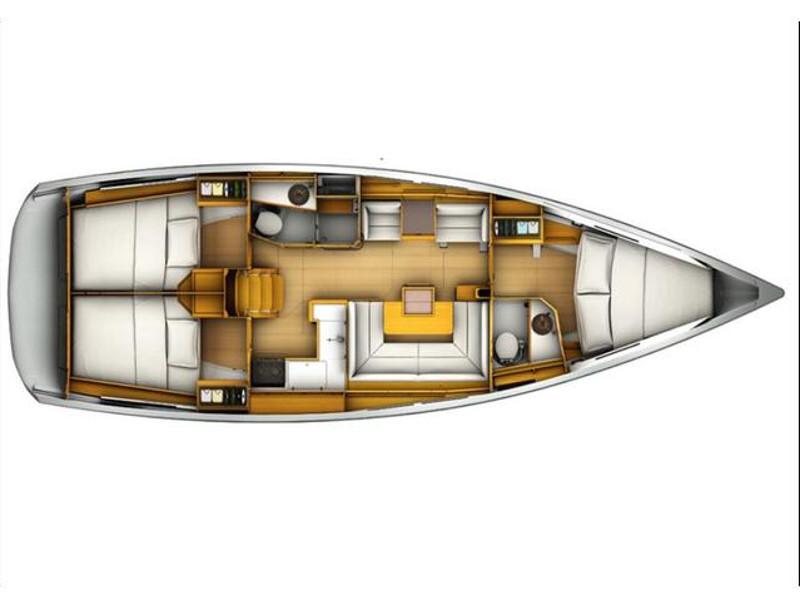 Book yachts online - sailboat - Sun Odyssey 409 - EC- 409-15-G - rent