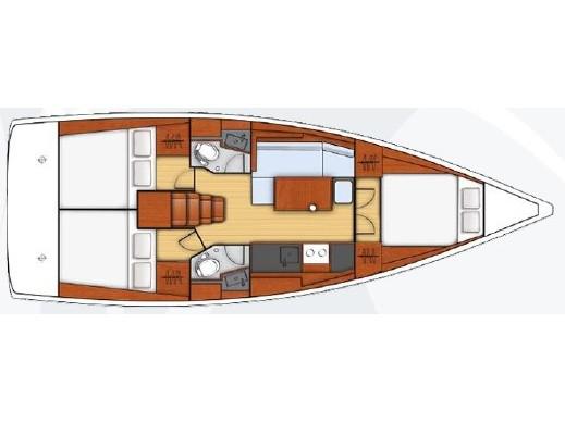 Book yachts online - sailboat - Oceanis 38.1 - TEODORA - rent