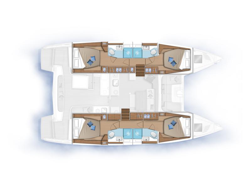 Book yachts online - catamaran - Lagoon 46 - QUEEN NIKA - rent