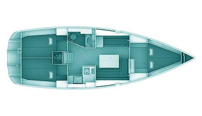 Book yachts online - sailboat - Bavaria Cruiser 36 - Doris - rent