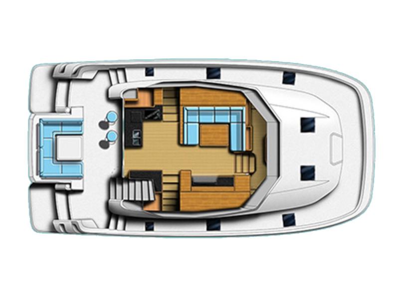 Book yachts online - catamaran - Aquila 44 Power catamaran - Adriatic Z - rent