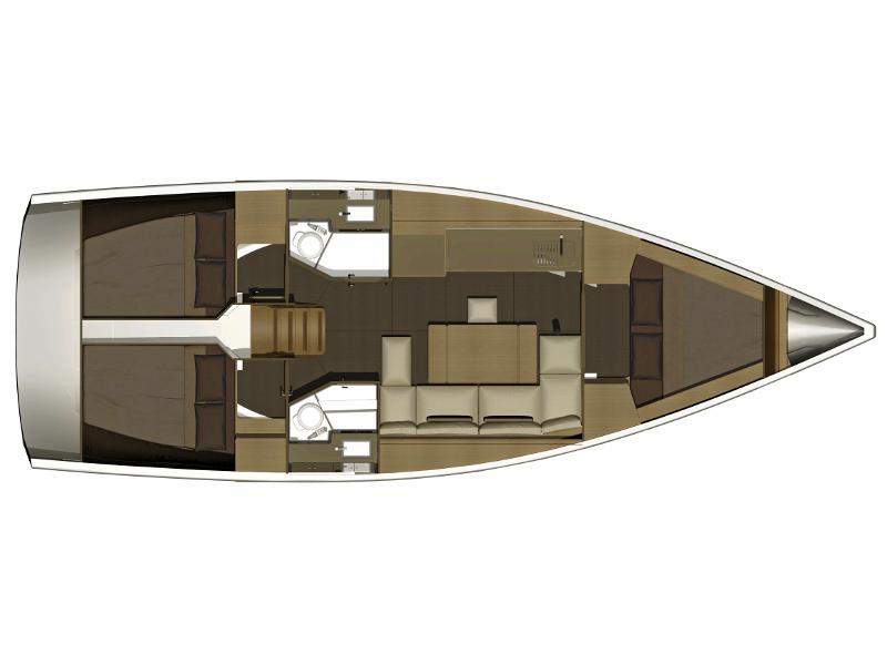 Book yachts online - sailboat - Dufour 382 - Eftychia 3 - rent
