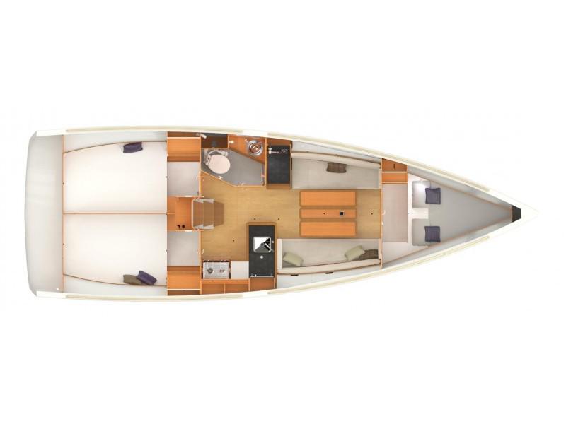 Book yachts online - sailboat - Sun Odyssey 349 - VITA - rent