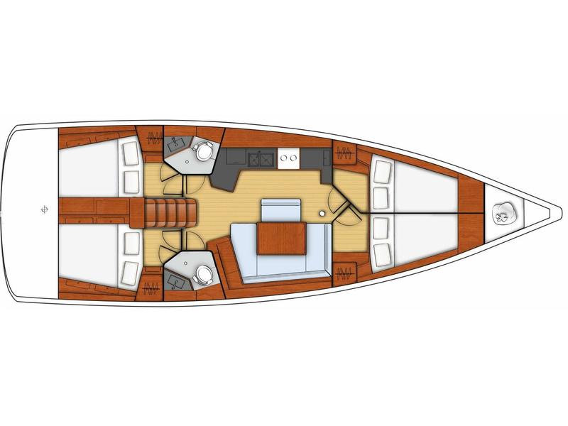 Book yachts online - sailboat - Oceanis 45 - QUANTUM - rent