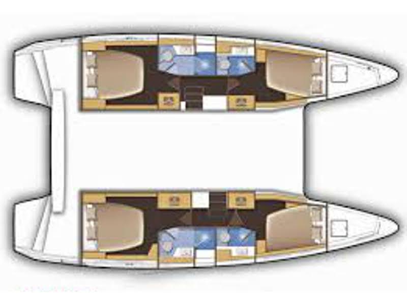Book yachts online - catamaran - Lagoon 42 A/C &amp; GEN. - FANTASEA - rent