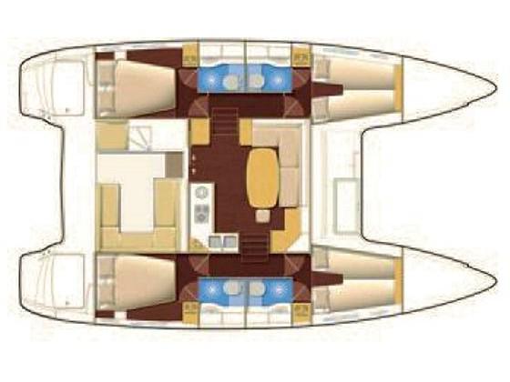 Book yachts online - catamaran - Lagoon 400S2 - LIBRE - rent